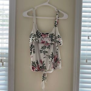 Floral tank top